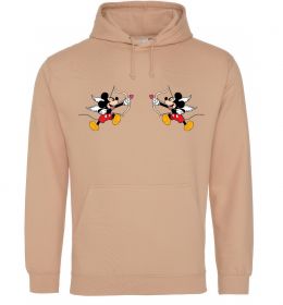 Женская толстовка (худи) Міккі маус купідон