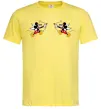 Чоловіча футболка Міккі маус купідон Лимонний фото