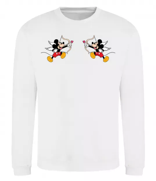 Світшот Міккі маус купідон Білий фото