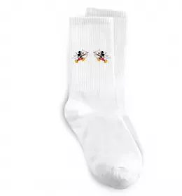 Носки Чорно-білий Міккі Белый фото