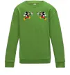 Детский Свитшот Міккі маус купідон Лаймовый фото