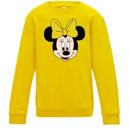 Детский Свитшот Минни маус с бантом