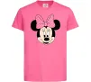 Дитяча футболка Минни маус с бантом Яскраво-рожевий Дитяча футболка Минни маус с бантом Яскраво-рожевий фото