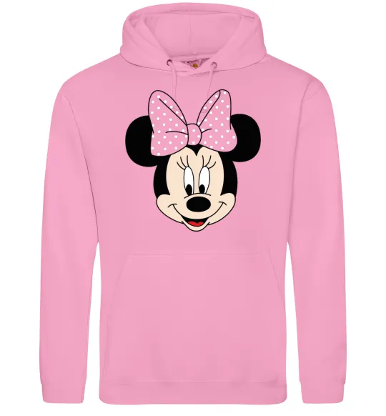 Жіноча толстовка (худі) Минни маус с бантом Рожевий фото