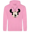 Жіноча толстовка (худі) Минни маус с бантом Рожевий фото