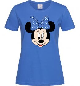 Женская футболка Минни маус с бантом