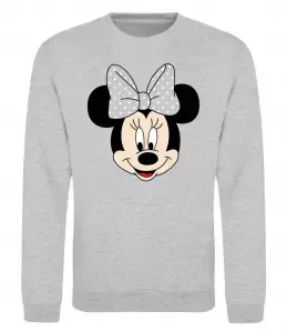 Свитшот Міккі Маус закоханий Серый меланж фото