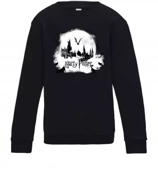 Детский Свитшот Harry Potter Hogwarts Черный фото