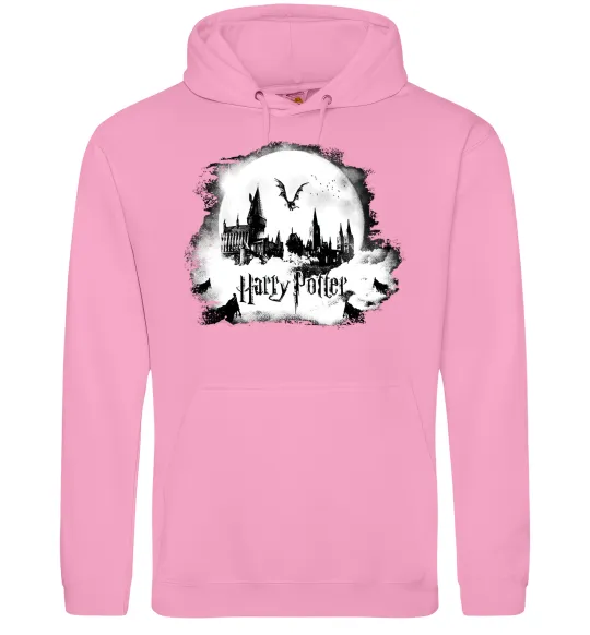 Жіноча толстовка (худі) Harry Potter Hogwarts Рожевий фото