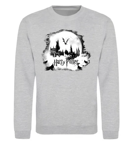 Світшот Harry Potter Hogwarts Сірий меланж фото