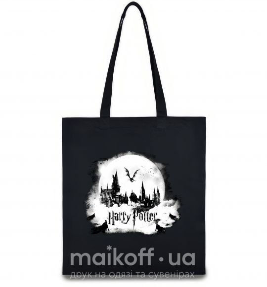 Еко-сумка Harry Potter Hogwarts Чорний фото