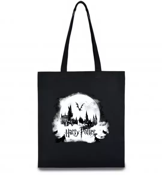 Еко-сумка Harry Potter Hogwarts Чорний фото