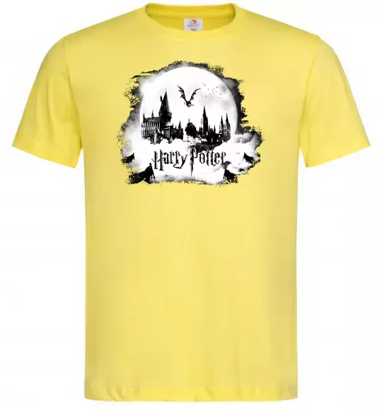 Чоловіча футболка Harry Potter Hogwarts Лимонний фото
