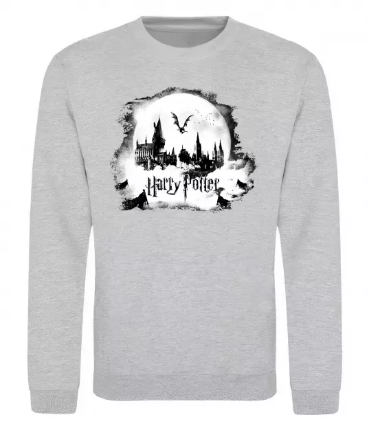 Світшот Harry Potter Hogwarts Сірий меланж фото