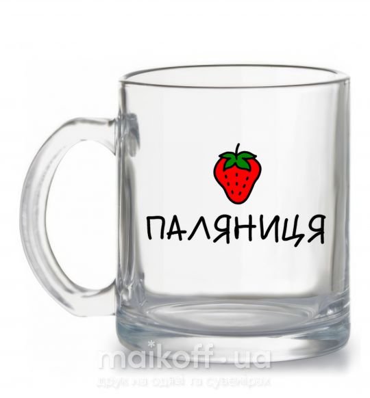 Чашка стеклянная Паляниця Прозрачный фото