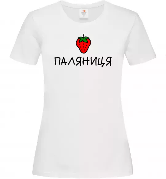 Жіноча футболка Паляниця Білий фото