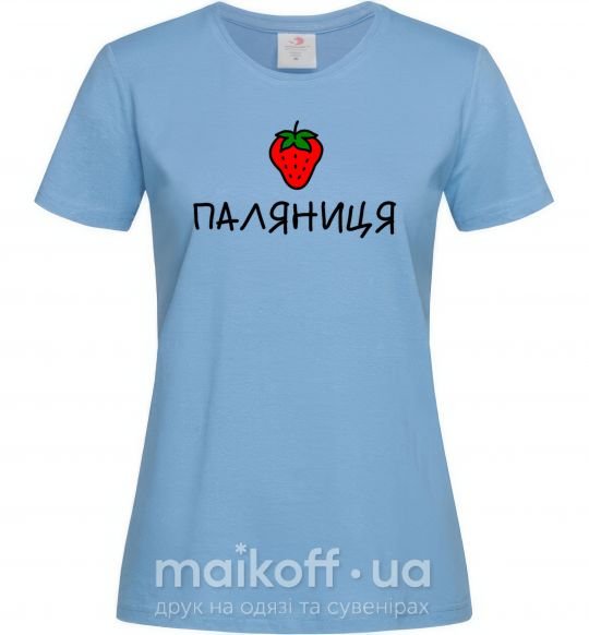 Женская футболка Паляниця Голубой фото