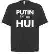 Футболка Оверсайз Putin idi na hui Черный фото