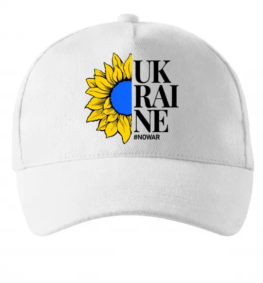 Кепка UKRAINE no war Белый фото