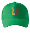 Кепка Герб у квітах Зеленый фото