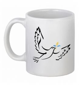 Чашка керамічна Голуб миру України
