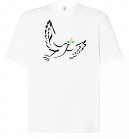 Футболка Оверсайз LOVE PEACE Черный фото