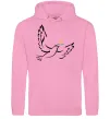 Жіноча толстовка (худі) Голуб миру України Рожевий фото