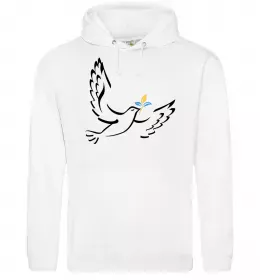 Женская толстовка (худи) LOVE PEACE Черный фото