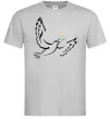 Мужская футболка Голуб миру України Серый фото