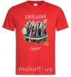 Чоловіча футболка Київський торт Червоний фото