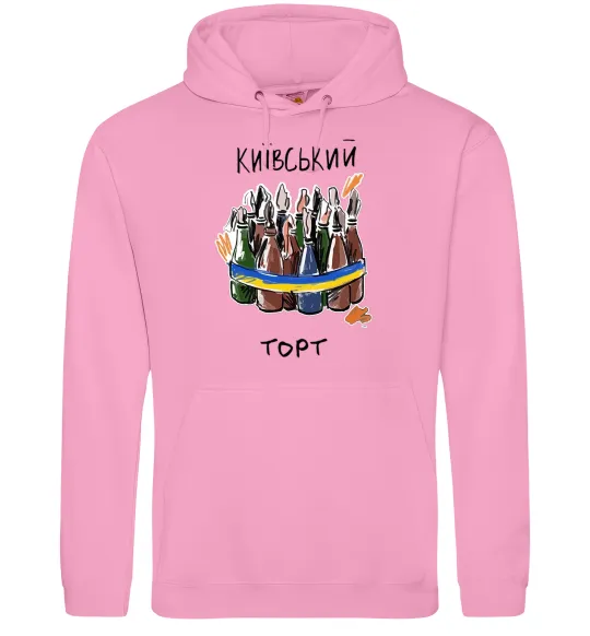 Чоловіча толстовка (худі) Київський торт Рожевий фото