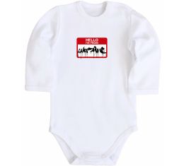 Дитячий бодік Hello i am from UKRAINE