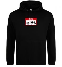 Мужская толстовка (худи) Hello i am from UKRAINE