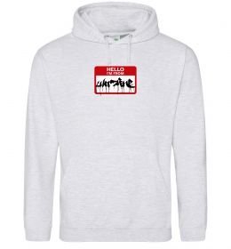 Женская толстовка (худи) Hello i am from UKRAINE