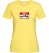 Жіноча футболка Hello i am from UKRAINE Лимонний фото
