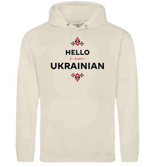 Жіноча толстовка (худі) Hello i am ukrainian Таш фото