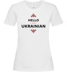 Жіноча футболка Hello i am ukrainian