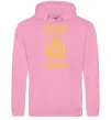 Женская толстовка (худи) русский корабль без цензуры Розовый фото