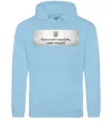 Мужская толстовка (худи) Русский корабль Голубой фото