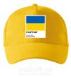 Кепка Pantone Український прапор Солнечно желтый фото