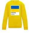 Дитячий світшот Pantone Український прапор Сонячно жовтий фото