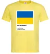 Мужская футболка Pantone Український прапор Лимонный фото
