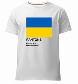 Чоловіча преміум футболка Pantone Український прапор