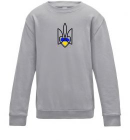 Дитячий світшот Герб з серцем