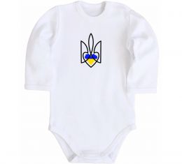 Дитячий бодік Герб з серцем