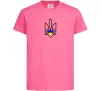 Детская футболка Герб з серцем Ярко-розовый фото