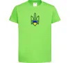 Детская футболка Герб з серцем Лаймовый фото