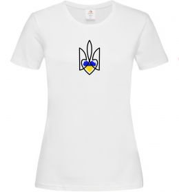 Женская футболка Герб з серцем Женская футболка Герб з серцем