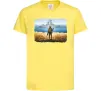 Детская футболка Марка України Лимонный фото