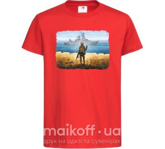 Детская футболка Марка України Красный фото